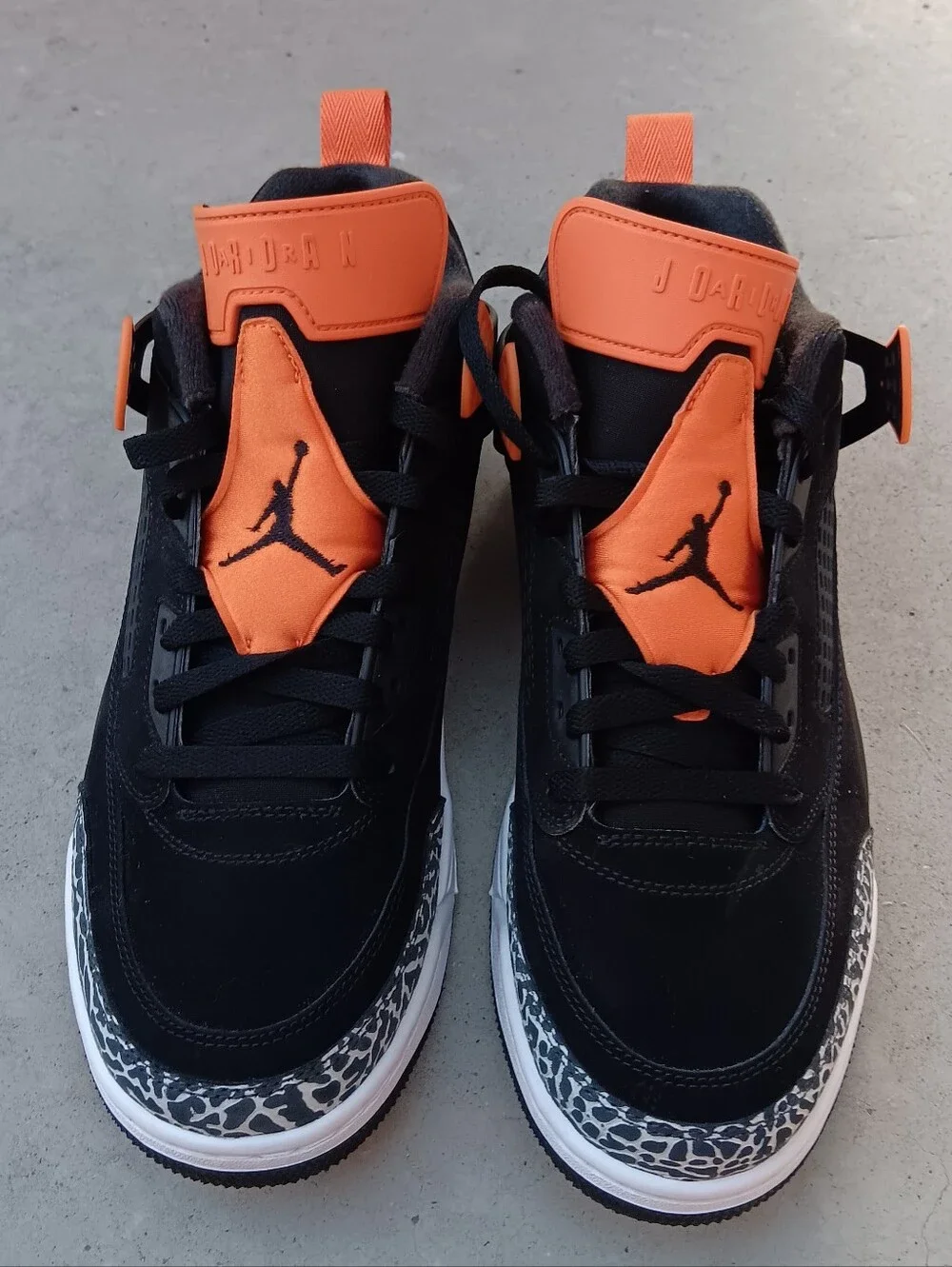 NIKE AIR JORDAN  Spizike Low Black  'Halloween'  FQ1759-008 Sneakers Mens SZ 11